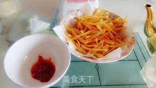 四月食谱:自制超简单KFC同味薯条的做法步骤：8