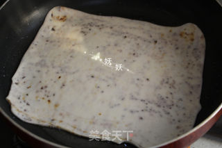 红糖烫面千层饼的做法步骤：15