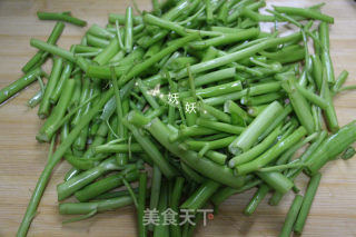 辣烧空心菜梗的做法步骤：2