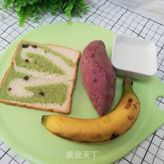 紫薯香蕉卷的做法步骤：1