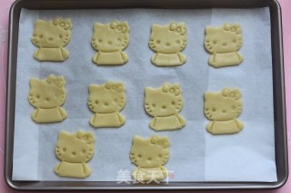 Holle kitty 卡通饼干的做法步骤：11