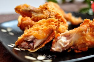 香酥炸鸡翅的做法步骤：14