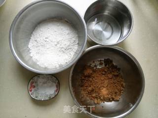 开花红糖馒头的做法步骤：1