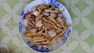 土豆丝炒肉的做法步骤：11