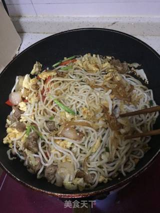 快手香炒面的做法步骤：7