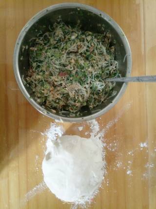 小白菜蘑菇粉丝猪肉饺的做法步骤：5