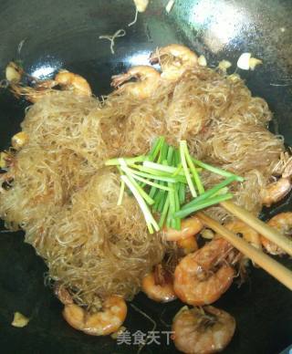 鲜虾粉丝煲的做法步骤：8