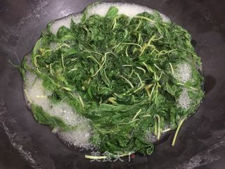 蒜蓉豆酱酱麻叶的做法步骤：5