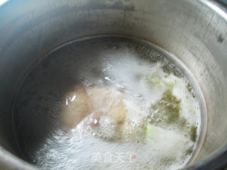 冬瓜菜芯鸡腿汤的做法步骤：7