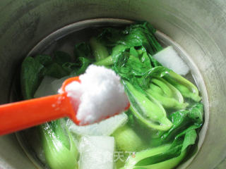 冬瓜菜芯鸡腿汤的做法步骤：9