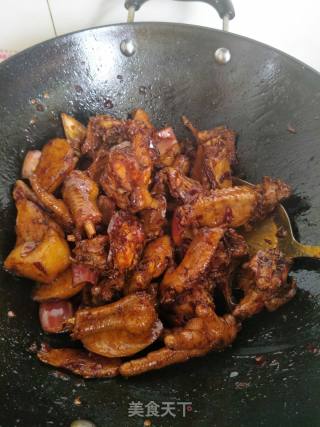 大盘鸡的做法步骤：8