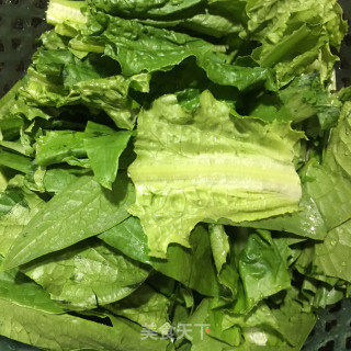 豆豉鲮鱼炒麦菜的做法步骤：1