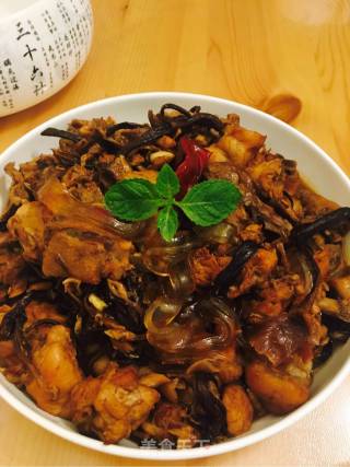小鸡炖蘑菇的做法步骤：15