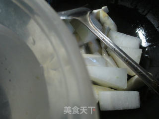 茭白烧冬瓜的做法步骤：5