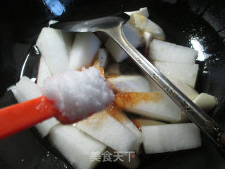 茭白烧冬瓜的做法步骤：8