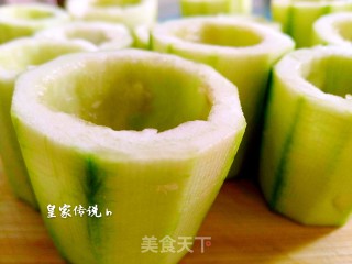 丝瓜鲜虾盅的做法步骤：3