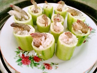 丝瓜鲜虾盅的做法步骤：6
