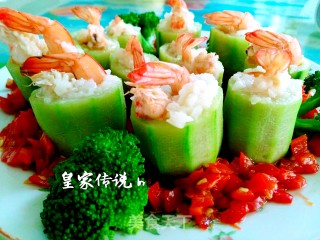 丝瓜鲜虾盅的做法步骤：11