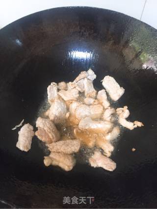 肉片炒香干的做法步骤：4