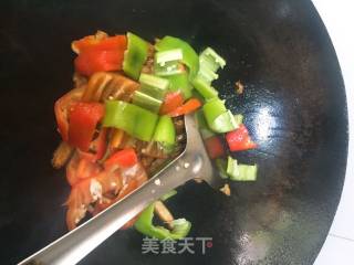 肉片炒香干的做法步骤：7