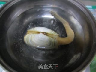 小炒象鼻蚌的做法步骤：2
