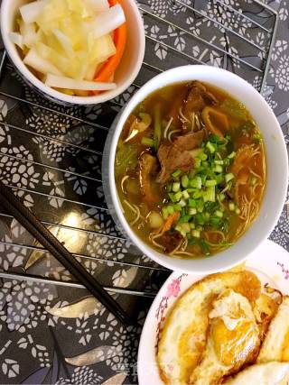 土豆家快手、暖胃、赞不绝口滴--【牛肉面】的做法步骤：11