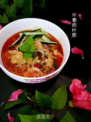 水煮肉片面的做法步骤：14