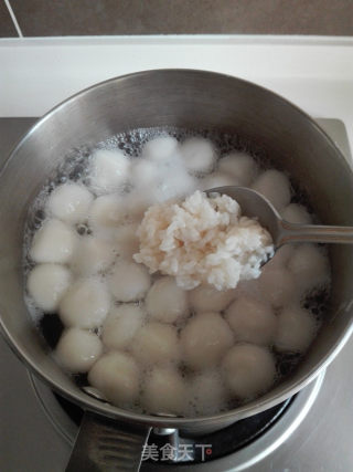 桂花酒酿圆子汤的做法步骤：6