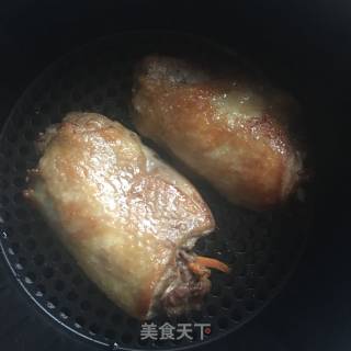 鸭肉蔬菜卷的做法步骤：14