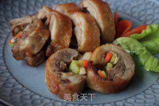 鸭肉蔬菜卷的做法步骤：15