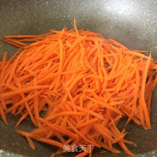 鸡蛋胡萝卜丝的做法步骤：4
