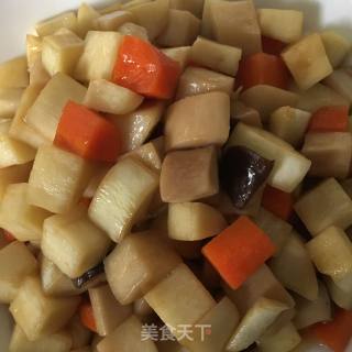 素炒双丁的做法步骤：4