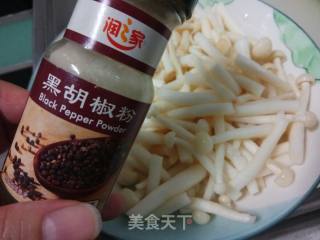 海鲜菇粉蒸排骨的做法步骤：6