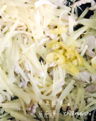 酸辣土豆丝的做法步骤：8