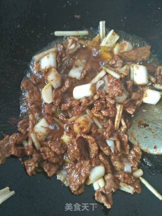 酱爆牛肉的做法步骤：8