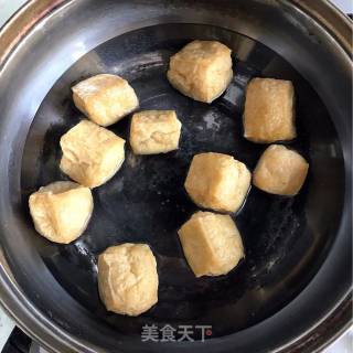 油豆腐塞肉的做法步骤：2