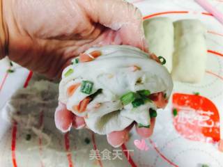 葱花火腿卷的做法步骤：17