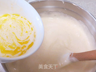 甜甜蜜蜜。【巧克力甜甜圈】的做法步骤：4
