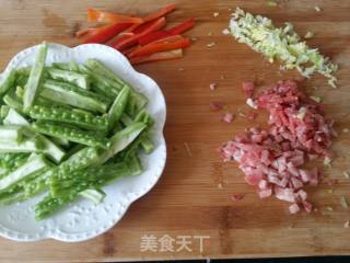 肉末苦瓜条的做法步骤：3