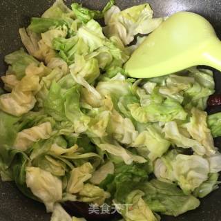 手撕包菜的做法步骤：8