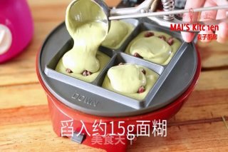 清新快手 | 抹茶蜜豆夹心蛋糕的做法步骤：12