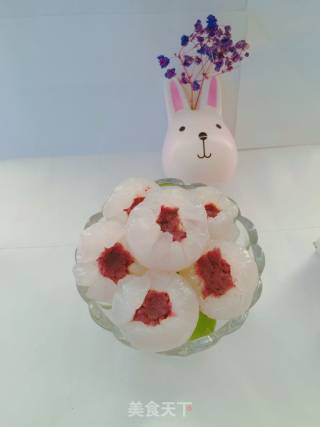 夏日饮品荔枝豆沙的做法步骤：3