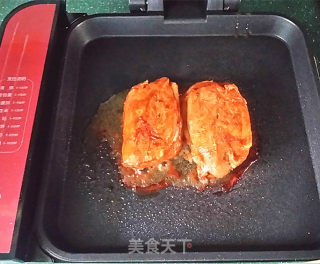 奥尔良煎鸭脯 #电饼档版#的做法步骤：6