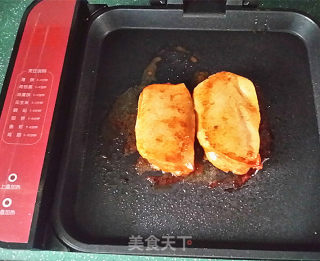 奥尔良煎鸭脯 #电饼档版#的做法步骤：8