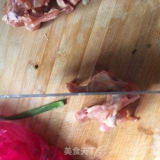 红烧鸡锁骨的做法步骤：3