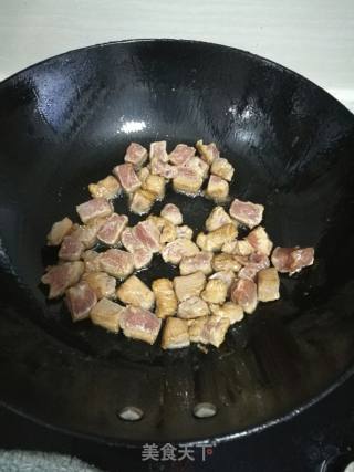 蒜香孜然肉块的做法步骤：8