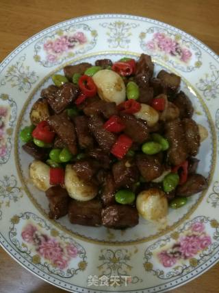 蒜香孜然肉块的做法步骤：13