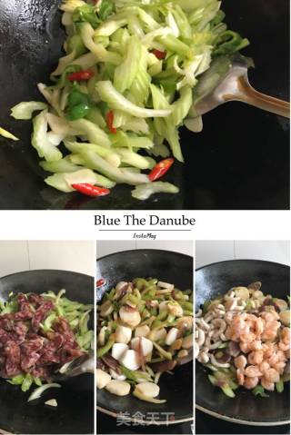 什锦炒年糕的做法步骤：12