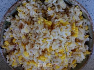普通蛋炒饭的做法步骤：7