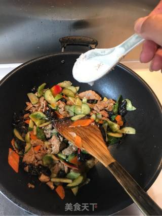 详细版家常木须肉的做法步骤：13